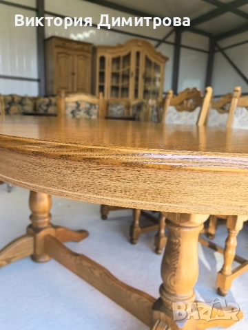 Разтегателна трапезна маса , снимка 5 - Маси - 52969444