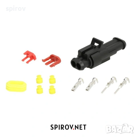 Универсален електрически кабелен конектор SUPERSEAL 2-пинов