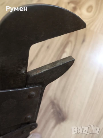 Стар раздвижен гаечен ключ с тесни челюсти, снимка 5 - Други инструменти - 51148895