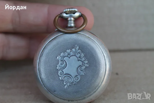 Стар сребърен джобен часовник, снимка 5 - Антикварни и старинни предмети - 50363834