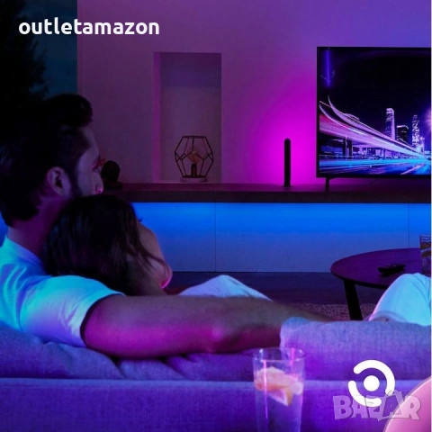 Смарт LED лента RGBW Philips Hue Lightstrip Plus V4, снимка 3 - Лед осветление - 53503153