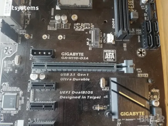 Дънна платка Gigabyte GA-H110-D3A Socket LGA1151 , снимка 6 - Дънни платки - 48077944