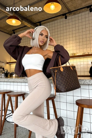 Дамски оформящи разкроени панталони Dream Fit Regular, 2цвята , снимка 4 - Панталони - 53758440