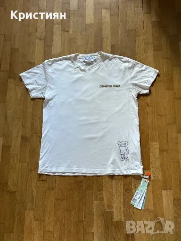 Тениска OFF-WHITE x KAWS ( L ), снимка 1 - Тениски - 47123147