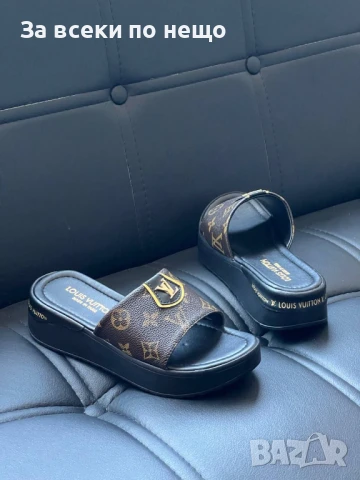 Louis Vuitton Дамски Чехли Луис Витон Код E448, снимка 2 - Чехли - 50503232