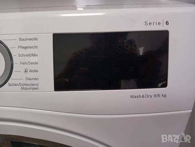 Пералня със сушилня Бош Bosch Serie 6 A+++ 9/6кг 2 години гаранция!, снимка 8 - Перални - 53820753