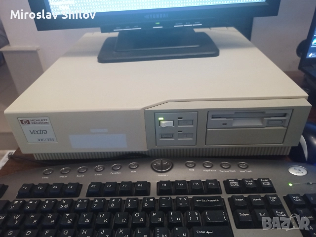 Ретро компютър HP Vectra 386, снимка 3 - За дома - 52945359