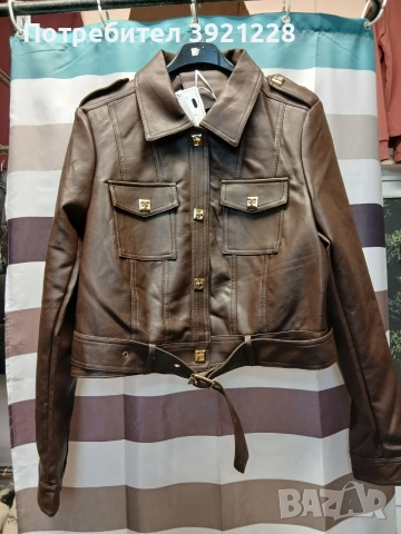 Хит модел Дамско кожено яке, снимка 2 - Якета - 53710915