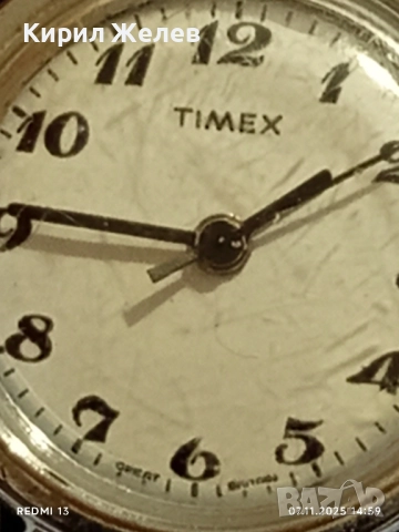 Стар механичен часовник дамски TIMEX GREAT BRITAIN работи за КОЛЕКЦИЯ 51534, снимка 3 - Антикварни и старинни предмети - 52332802