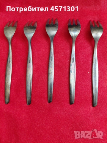  Сребърни Вилици, снимка 2 - Антикварни и старинни предмети - 51442505