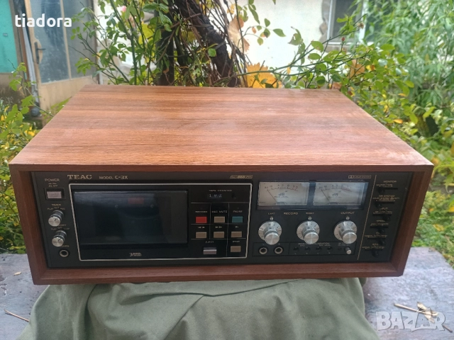 TEAC C-3X  3-Head Stereo Cassette Deck DBX -Wood Case, снимка 6 - Декове - 52339922