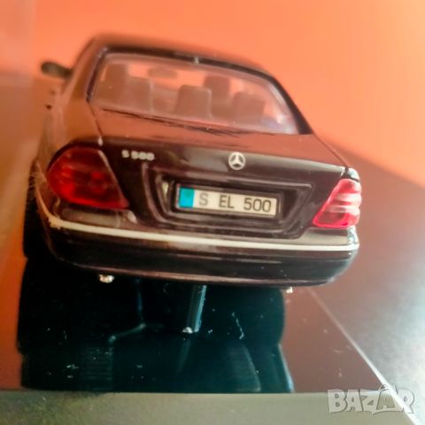 Колекционерска количка Mercedes-Benz S Сlass Maisto 1/43, снимка 13 - Колекции - 46128914