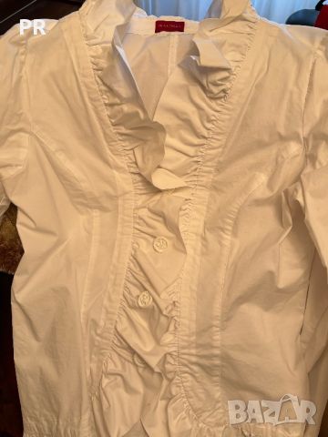 Дизайнерски бели ризи Галинел , снимка 4 - Ризи - 45698575