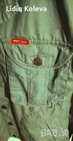 Мъжка ветровка в зелено, снимка 3 - Спортни дрехи, екипи - 52395654