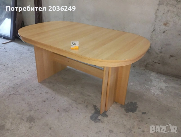 Голяма масивна разтегателна маса с много нива на разтягане, снимка 6 - Маси - 54114268