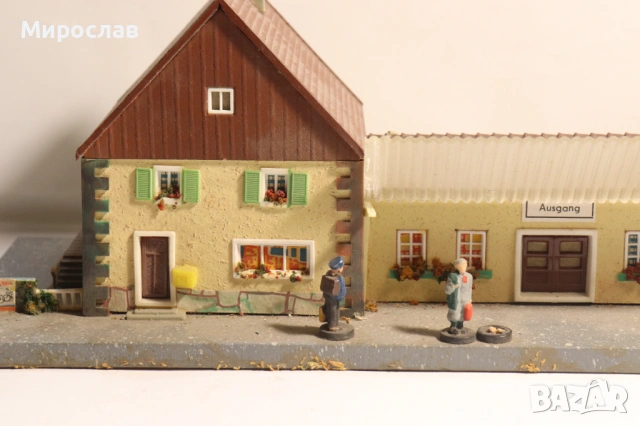 FALLER? KIBRI? VOLLMER? H0 1/87 СГРАДА КЪЩА ВАГОН ВЛАК ЖП, снимка 2 - Колекции - 53742994