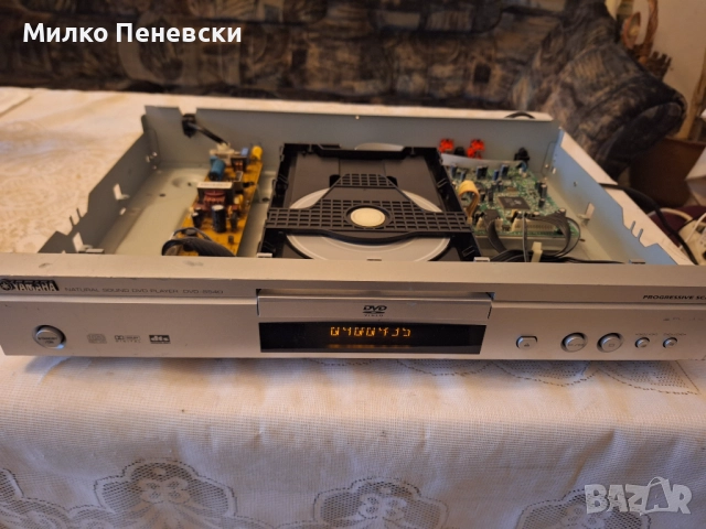 YAMAHA  DVD-S 540STEREO DVD PLAYER., снимка 7 - Плейъри, домашно кино, прожектори - 52291969