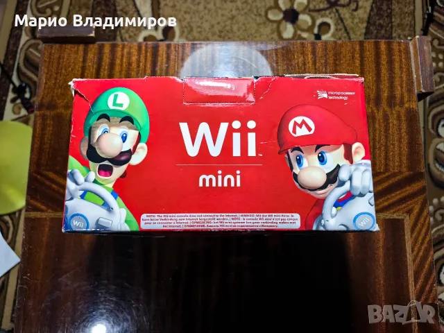 Nintendo Wii Mini - Mario edition , снимка 12 - Nintendo конзоли - 49602312