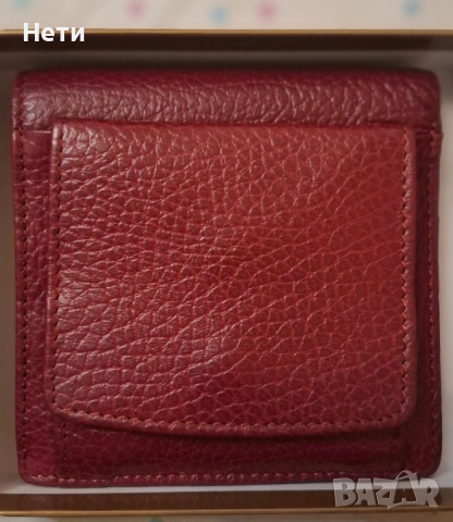 Дамско портмоне от естествена кожа 