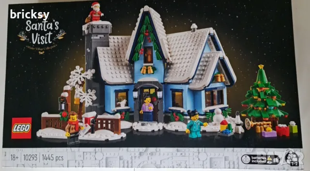 LEGO Icons 10293 - Посещението на Дядо Коледа Santa’s Visit, снимка 1 - Конструктори - 47167242