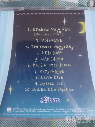 Sömniga sånger ‎– 10 Klassiska Vaggvisor I Sing A-Long-Version, снимка 2 - CD дискове - 50037805