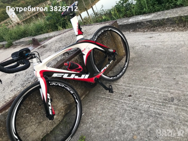 Карбонов шосеен велосипед Fuji , снимка 2 - Велосипеди - 52446886