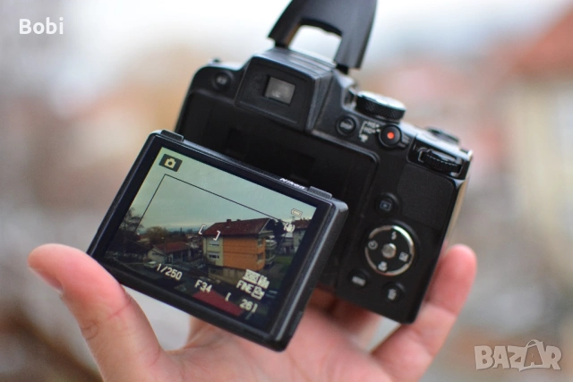 Nikon Coolpix P500 – 36x ZOOM | Отлично състояние | 2 батерии + зарядно + 32GB, снимка 14 - Фотоапарати - 53191274