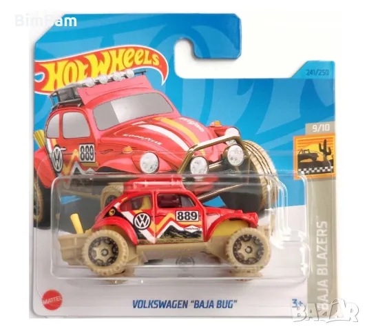 Оригинална колекционерска количка Hot Wheels Volkswagen "Baja Bug", снимка 1 - Коли, камиони, мотори, писти - 47103975