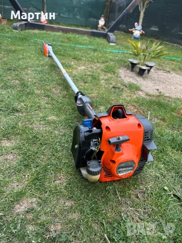 Бензинов тример Husqvarna 129RJ, снимка 4 - Градинска техника - 53938276