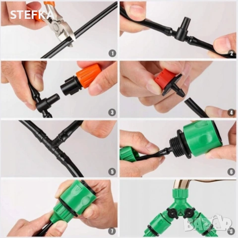 Комплект капково напояване 25 м/20€, снимка 3 - Градинска техника - 54217249