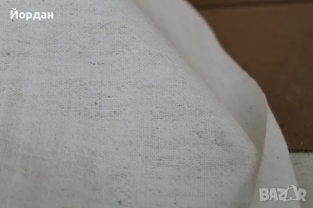 Ръчно тъкан ленен плат за кърпи , снимка 5 - Платове и дамаски - 50223675
