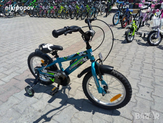 PASSATI Велосипед 16" SAMURAI син, снимка 4 - Велосипеди - 53558848