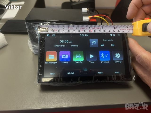Android 2-DIN Таблет за Кола с 7-инчов Сензорен Екран, USB, SD Карта, Bluetooth и Задна Камера, снимка 8 - Таблети - 46462491