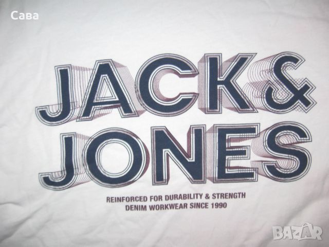Тениска JACK&JONES  мъжка,ХЛ, снимка 3 - Тениски - 46072800