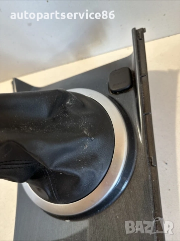 Селектор на скоростен лост черен кожа за Mazda CX-7 2.3T (2011) EH1564341, снимка 3 - Части - 53653912