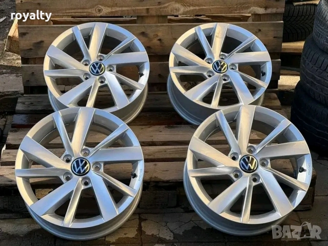 5х112 16 Цола Оригинални Джанти VW Passat Golf Tuaran Фолксваген Пасат 5x112 ЕТ 46 J 6.5, снимка 8 - Аксесоари и консумативи - 52809552