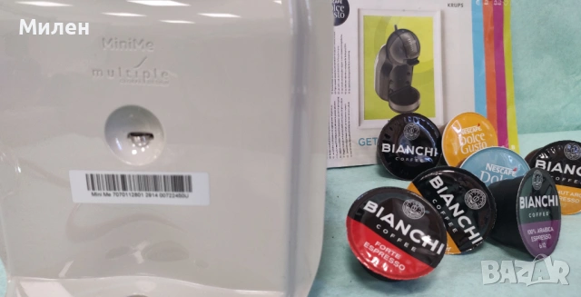 Кафемашина с гаранция 1 година NESCAFÉ® Dolce Gusto Krups Mini me.Gray/Red, снимка 9 - Кафемашини - 53777353
