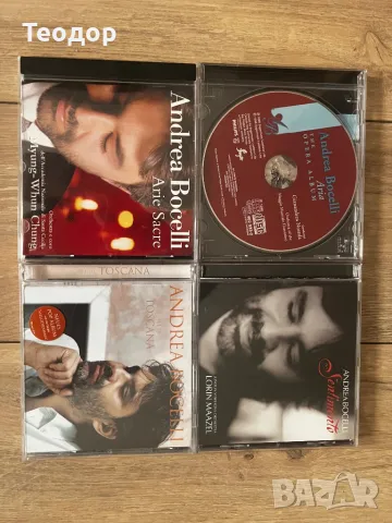 Andrea Bocelli CD дискове, снимка 1 - MP3 и MP4 плеъри - 47563299