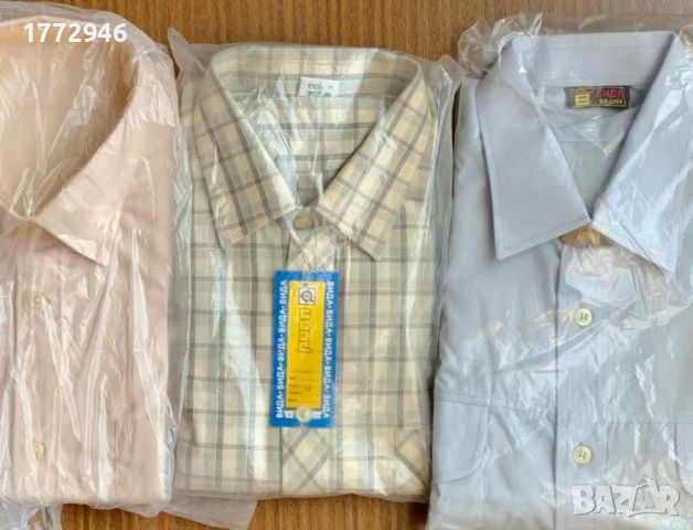 Мъжка риза къс ръкав; дълъг ръкав - ризи номера 38, 39, 40, 42, снимка 2 - Ризи - 45270813