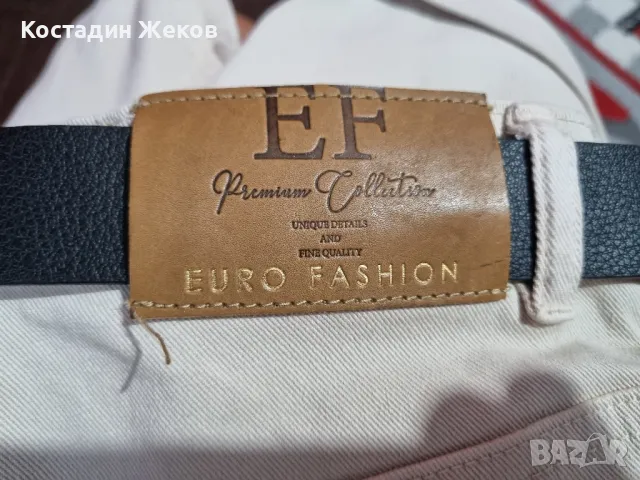 Нови.  Дамски оригинални къси панталонки дънкови със  колан.  FF. EURO FASHION , снимка 5 - Къси панталони и бермуди - 47012410