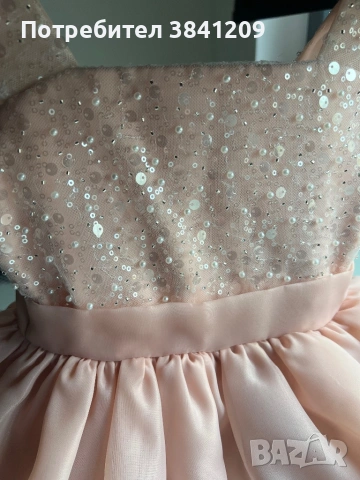 Детска рокля по поръчка №104 – обличана веднъж, снимка 4 - Детски рокли и поли - 54077242