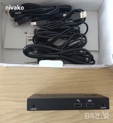 Продавам KVM USB K/M Синхронен суич за до 8 компютъра, споделящ 1 комплект мишка и клавиатура, снимка 4 - Суичове - 50325242