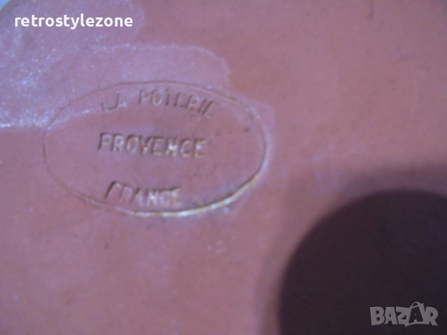 № 8425 Френски керамични чаши La Poterie Provence – винтидж сет 2 бр. , снимка 6 - Други ценни предмети - 52998856