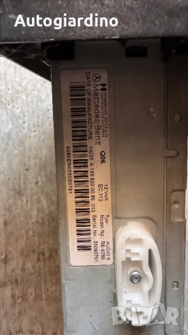 Оригинална Аудио / GPS и видео система за Mercedes A160 2005 - 55090791 / A1698200086, снимка 2 - Части - 52817827
