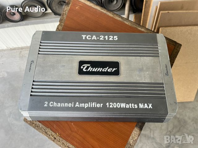Двуканален усилвател Thunder TCA-2125 в перфектно състояние., снимка 1 - Аксесоари и консумативи - 45504628