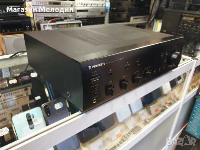 Усилвател Pioneer A-402R Две по 80 вата на 4 ома. В отлично техническо и визуално състояние., снимка 6 - Ресийвъри, усилватели, смесителни пултове - 47024062