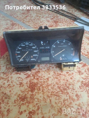 2буксов скоростомер със обортомер/ километражен уред за VW Golf / Jetta mk2 Бензин/