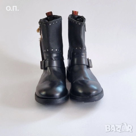 Pepe Jeans дамски боти, естествена кожа 38, снимка 7 - Дамски боти - 51640053