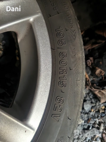 Алуминиеви джанти 15" 4х100мм., снимка 3 - Гуми и джанти - 53987610