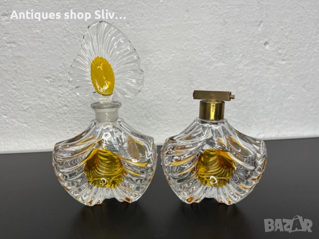 Стъклени шишенца за парфюм. №5309 Стъклени шишенца за парфюм. Състояние видно от снимките, налична д, снимка 2 - Колекции - 45237397